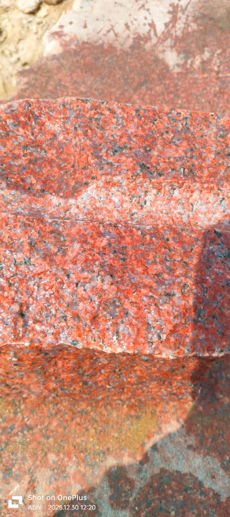 Ilkal Red Granite Crystalline Texture